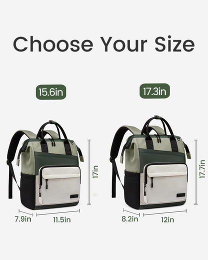 LOVEVOOK Laptop Backpack for Women, 15.6 Inch Travel Backpack for Work College Business, Water Resistant Teacher Nurse Bag with Large Capacity, School Bookbag Bags Cute Daypack for Woman Girls LOVEVOOK