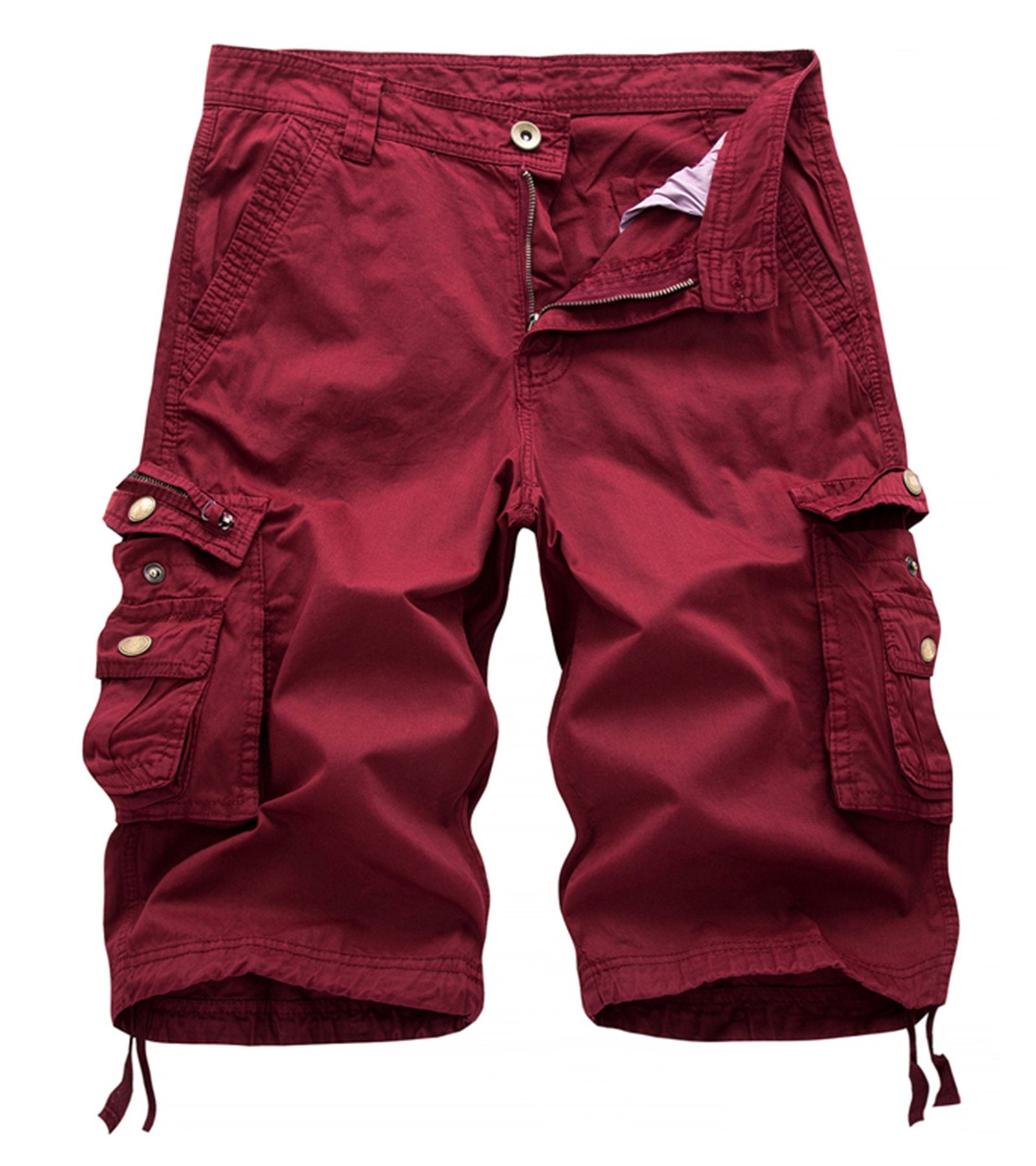 DONGD Mens Cargo Shorts Cotton Relaxed Fit Camouflage Camo Cargo Short DONGD