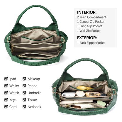 BOSTANTEN Genuine Leather Purses for Women - Designer Crossbody Shoulder Bag BOSTANTEN