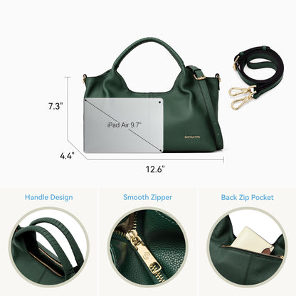 BOSTANTEN Genuine Leather Purses for Women - Designer Crossbody Shoulder Bag BOSTANTEN