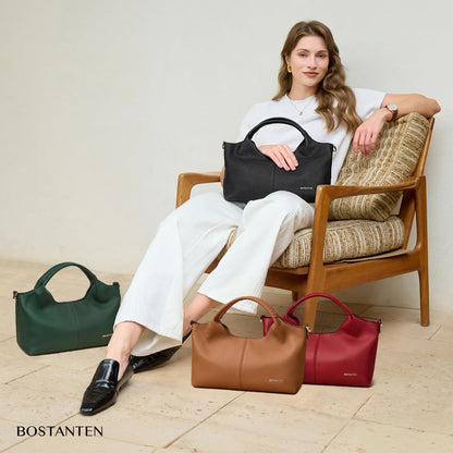 BOSTANTEN Genuine Leather Purses for Women - Designer Crossbody Shoulder Bag BOSTANTEN