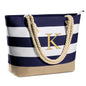 YOOLIFE Beach Bags for Women - Monogram Beach Tote YOOLIFE
