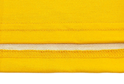 sexycherry Womens Yellow Two Piece Sets Casual Loose Tie Knot Long Sleeve Crop Top Wide Leg Long Pants Sweatsuit with Pockets (Large) sexycherry